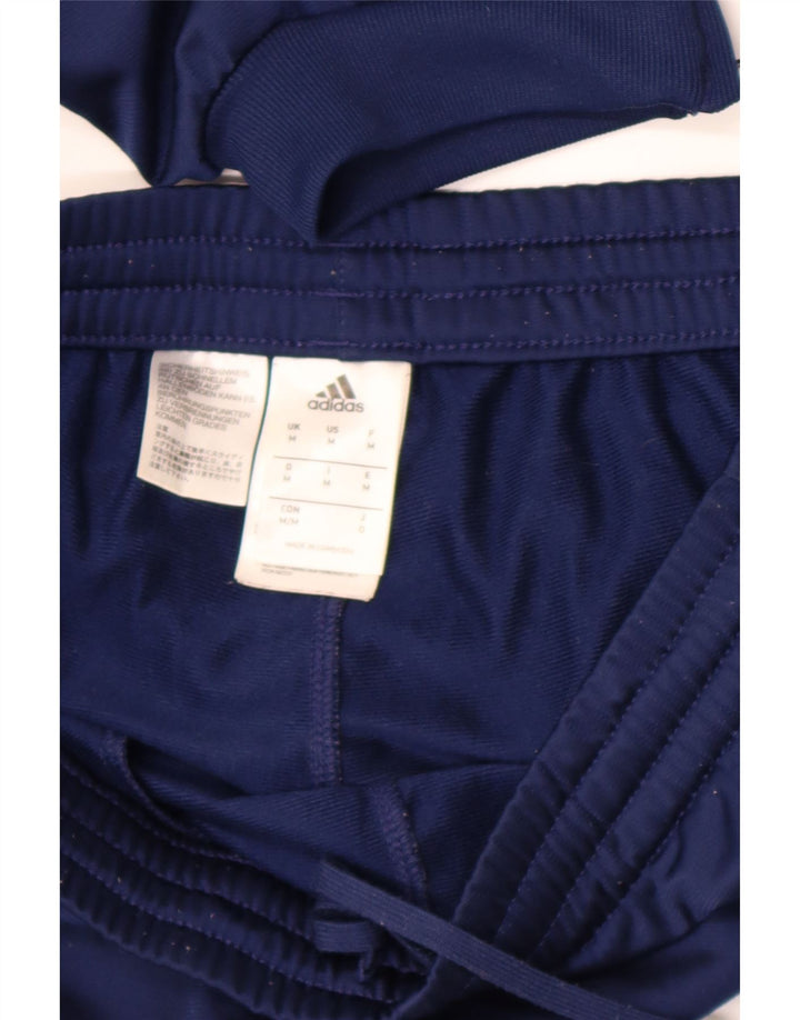 ADIDAS Mens Tracksuit Trousers Joggers Medium  Navy Blue Polyester