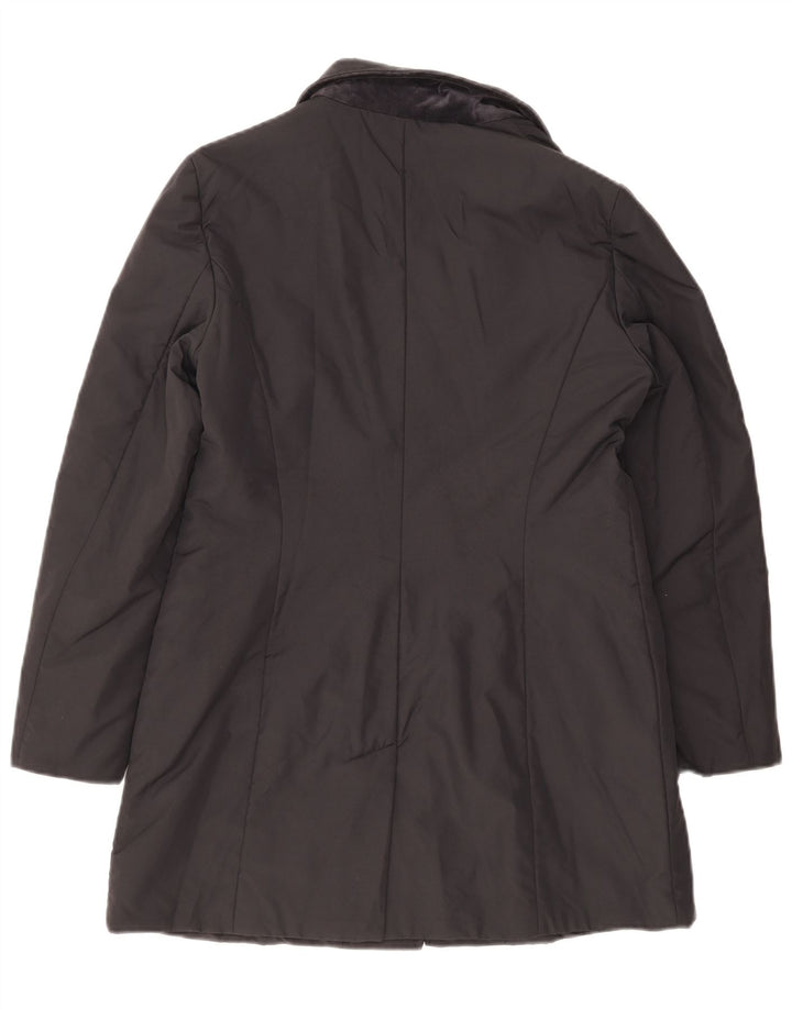 Max & Co. Womens Overcoat UK 16 Large  Navy Blue Polyester