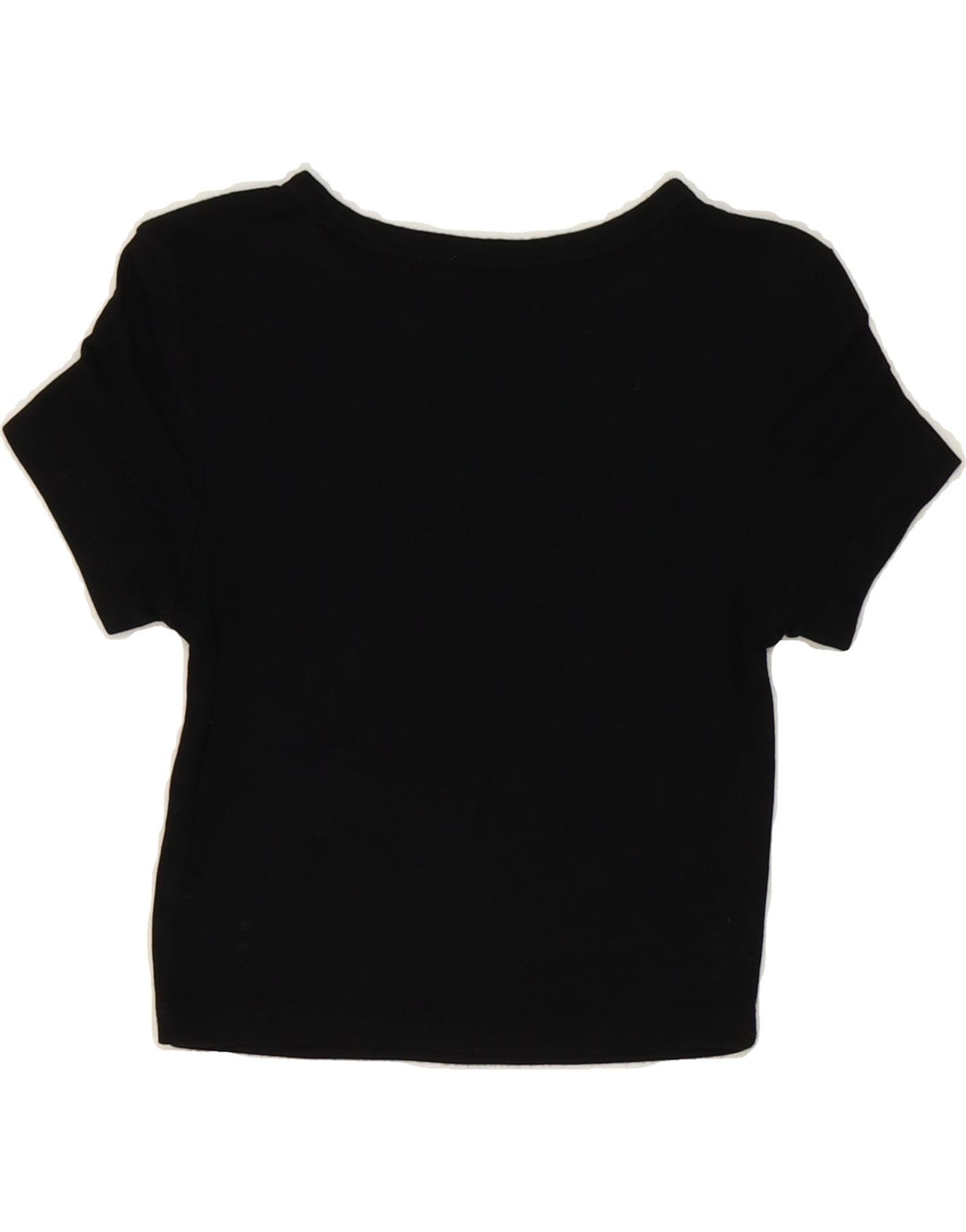 ZARA Womens Crop Blouse Top UK 8 Small Black Vintage Zara and Second-Hand Zara from Messina Hembry 