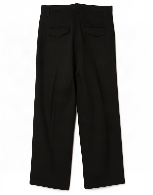 Zara Womens High Waist Pegged Suit Trousers XS W24 L30 Black Acetate