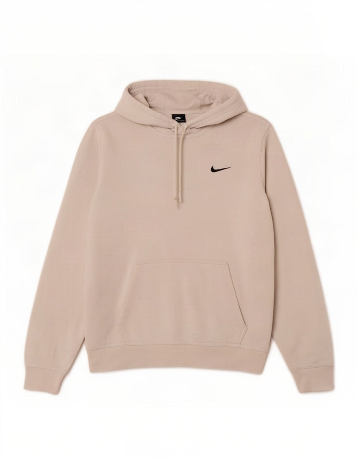 Nike Mens Hoodie Jumper Small Grey Cotton