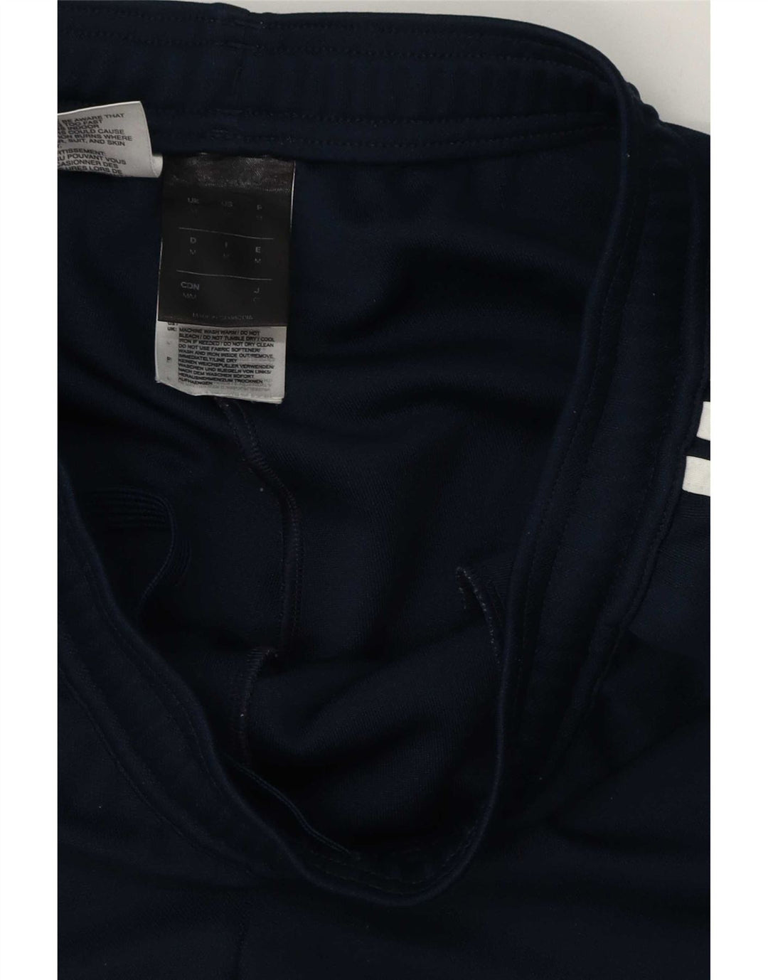 Adidas Mens Tracksuit Trousers Medium Navy Blue Polyester