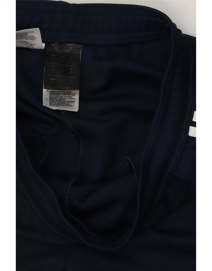 Adidas Mens Tracksuit Trousers Medium Navy Blue Polyester
