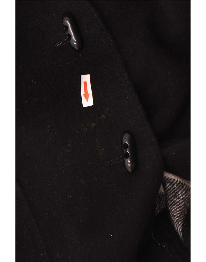 Althof Petit Paris Womens Poncho Coat EU 38 Medium Black Wool
