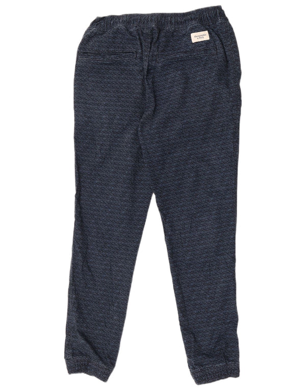 Abercrombie & Fitch Mens Slim Chino Trousers Medium W30 L30 Navy Blue