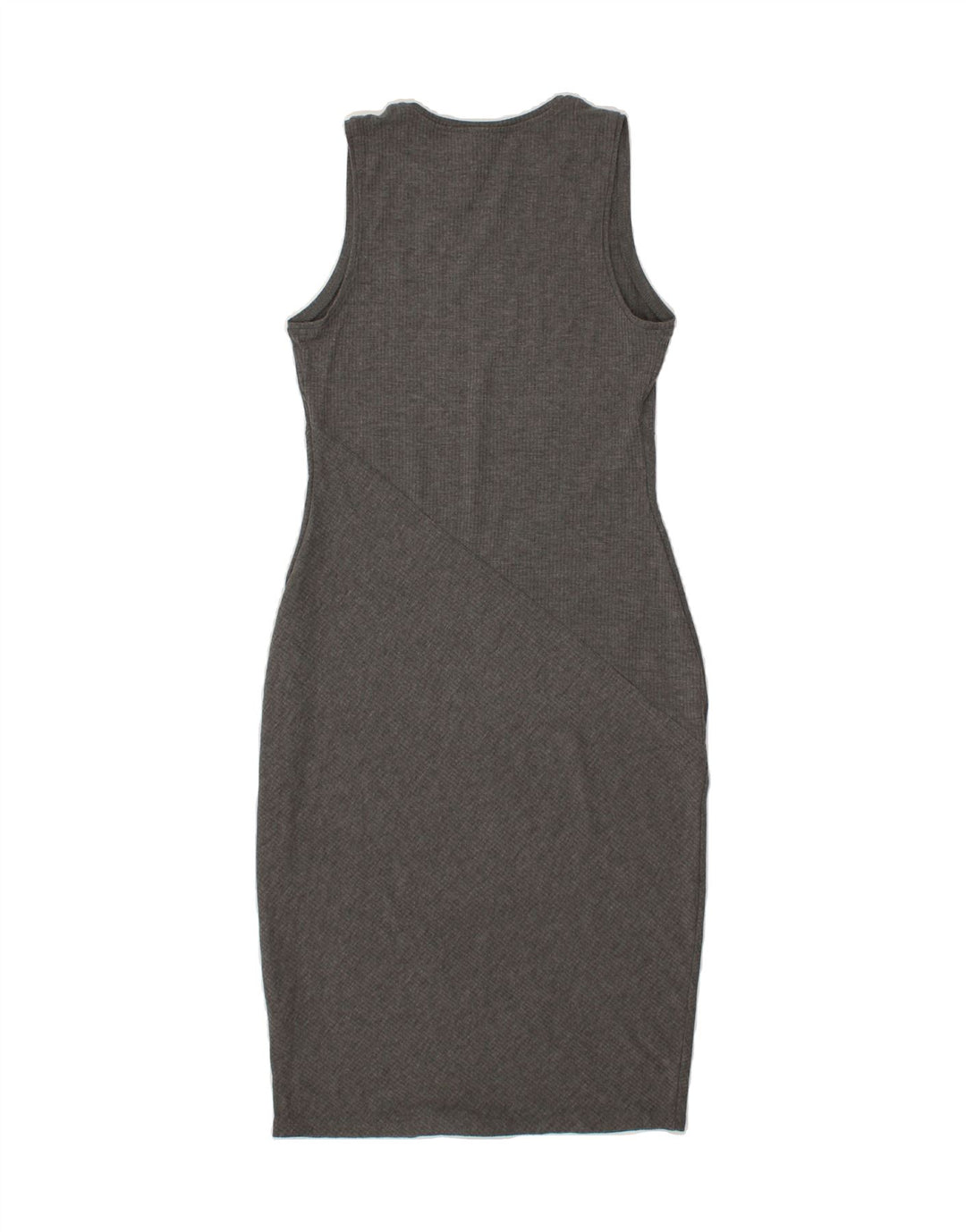 MOSSIMO Womens Sleeveless Bodycon Dress UK 10 Small Grey Polyester Vintage Mossimo and Second-Hand Mossimo from Messina Hembry 