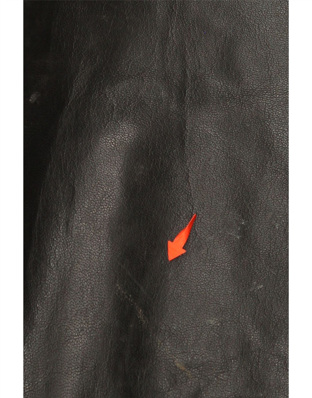 VINTAGE Mens Straight Leather Trousers W31 L30 Black