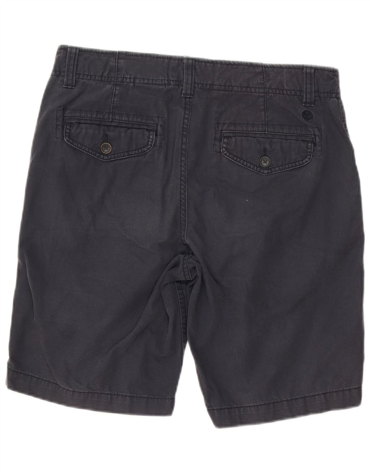 TIMBERLAND Mens Earthkeepers Chino Shorts W30 Medium Navy Blue Cotton