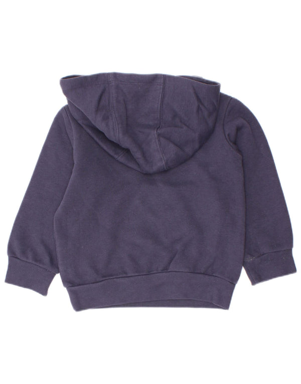 Adidas Baby Boys Hoodie Jumper 9-12 Months Navy Blue Cotton