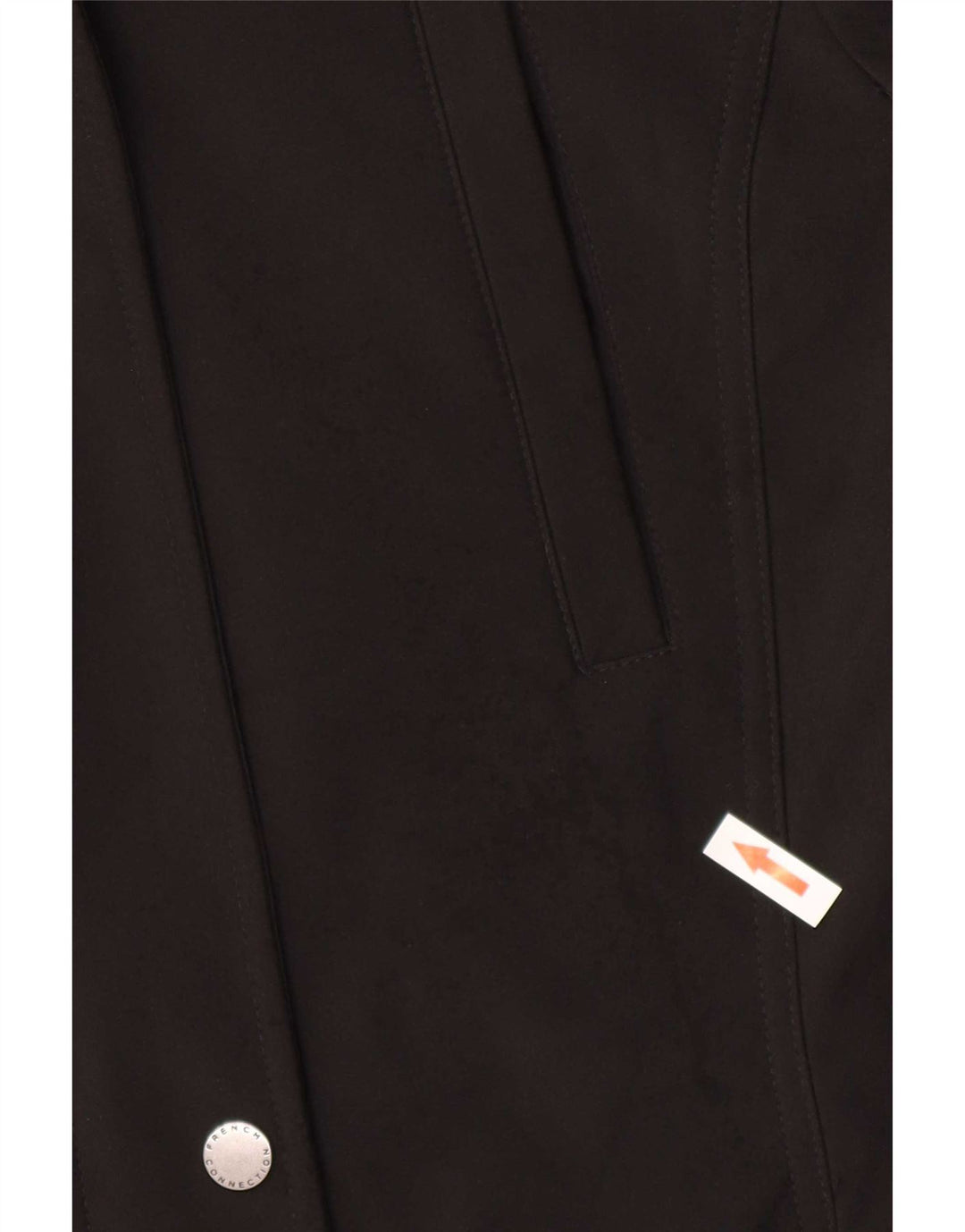 French Connection Womens Hooded Parka Jacket UK 10 Small Black