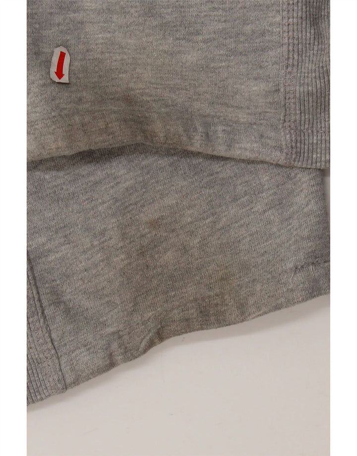 SUPERDRY Mens Graphic Tracksuit Trousers Medium Grey Cotton
