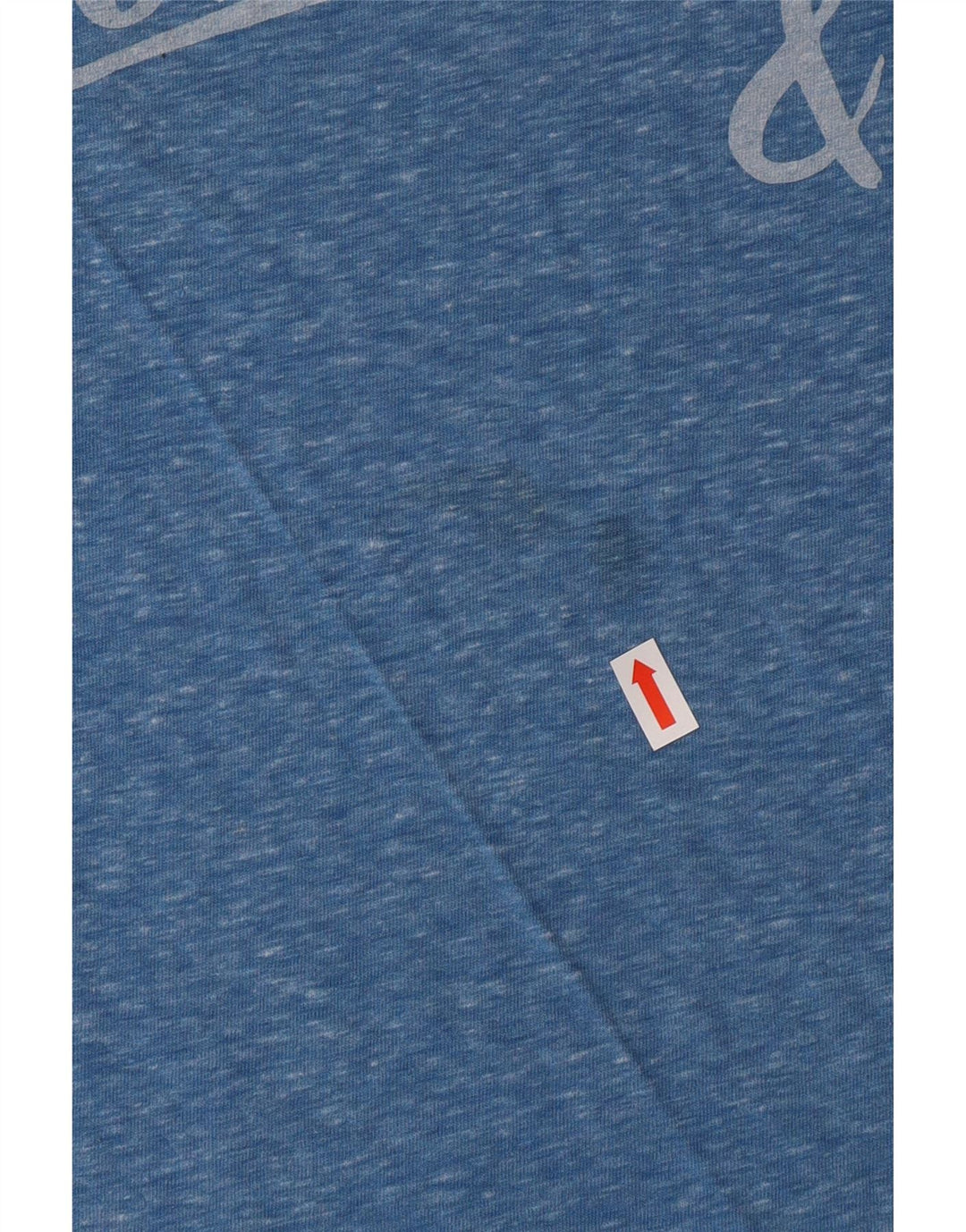 LEVI'S Mens Graphic T-Shirt Top Medium Blue Flecked Cotton