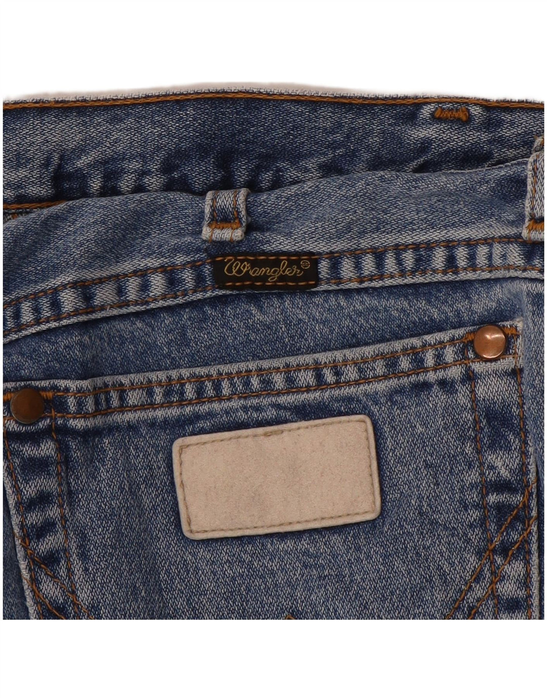 Wrangler Mens Straight Jeans W32 L32 Blue