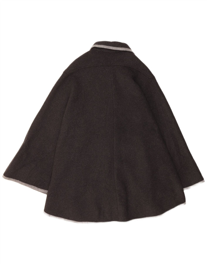 Steinbock Womens Cape Coat One Size Black Virgin Wool