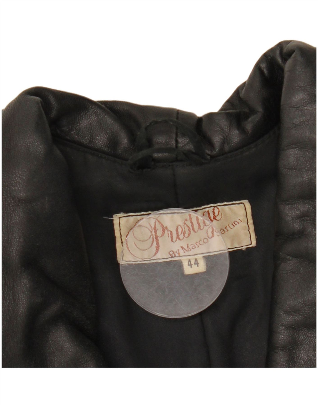 PRESTIGE Womens Leather Jacket IT 44 Medium Black