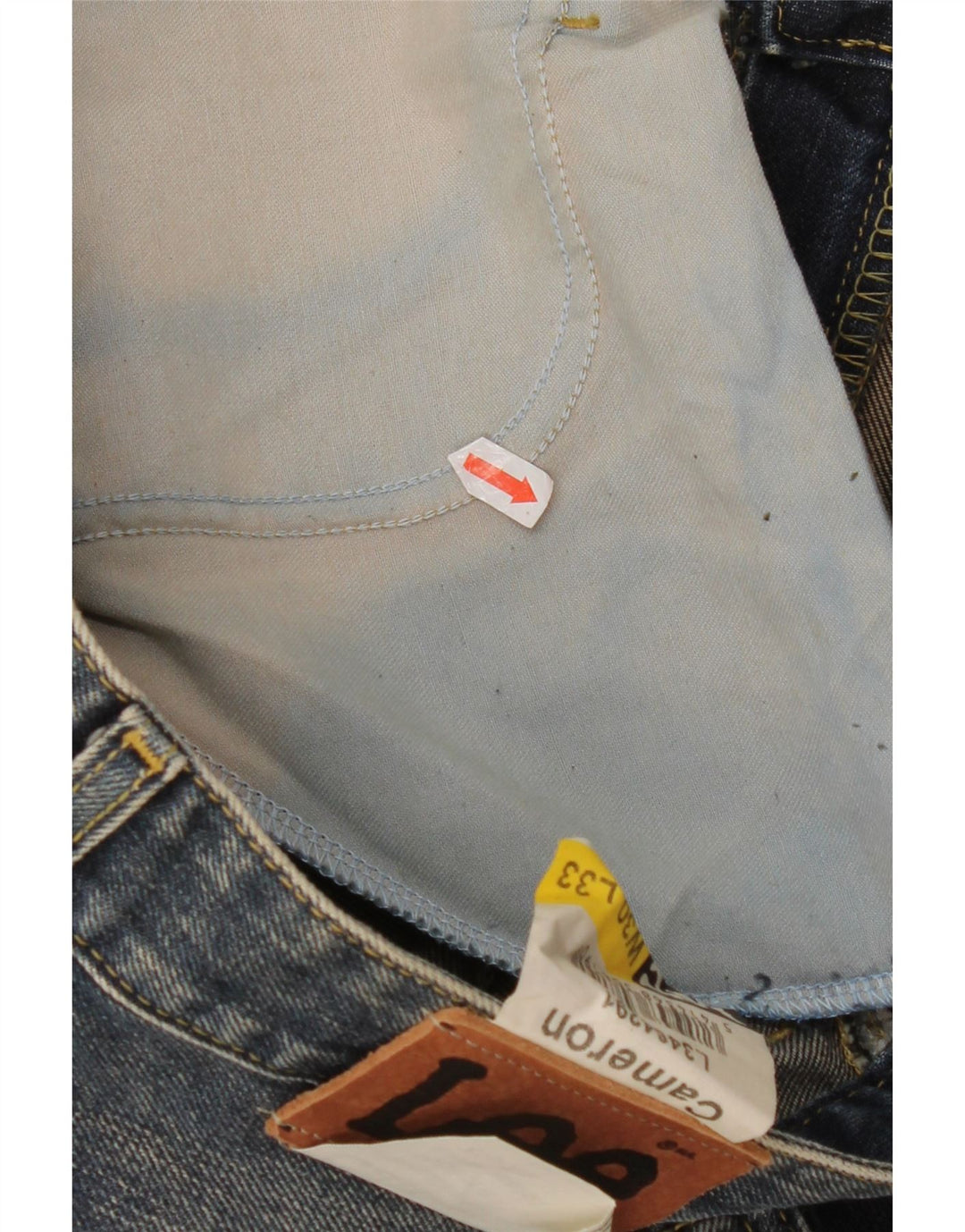 Lee Womens Cameron Low Waist Regular Fit Bootcut Jeans W30 L33 Blue Cotton