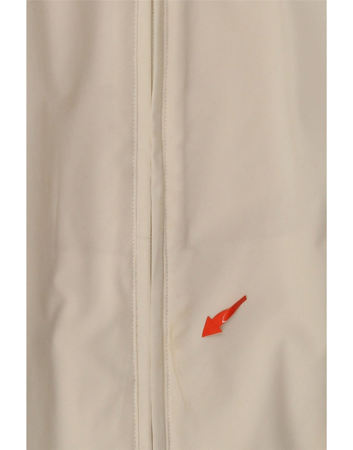 ADIDAS Womens Tracksuit Top Jacket UK 12 Medium  White Colourblock