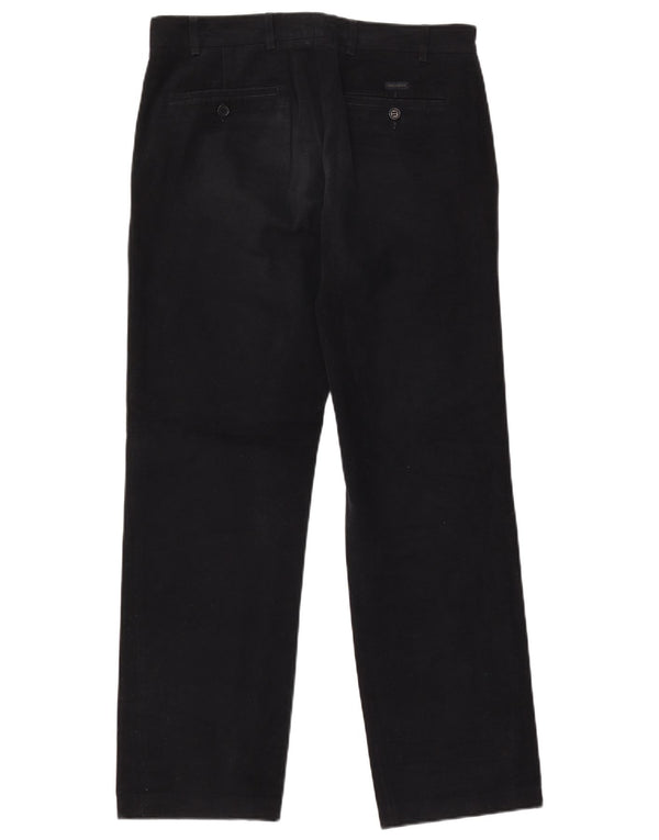 PAUL & SHARK Mens Yachting Chino Trousers IT 48 Medium W32 L30 Black