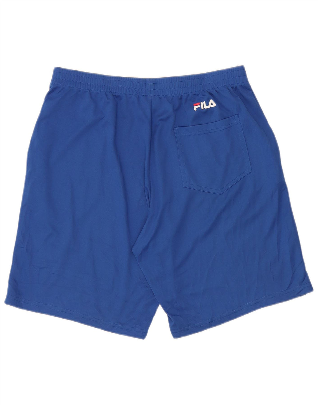 FILA Mens Graphic Sport Shorts Large  Blue Polyester