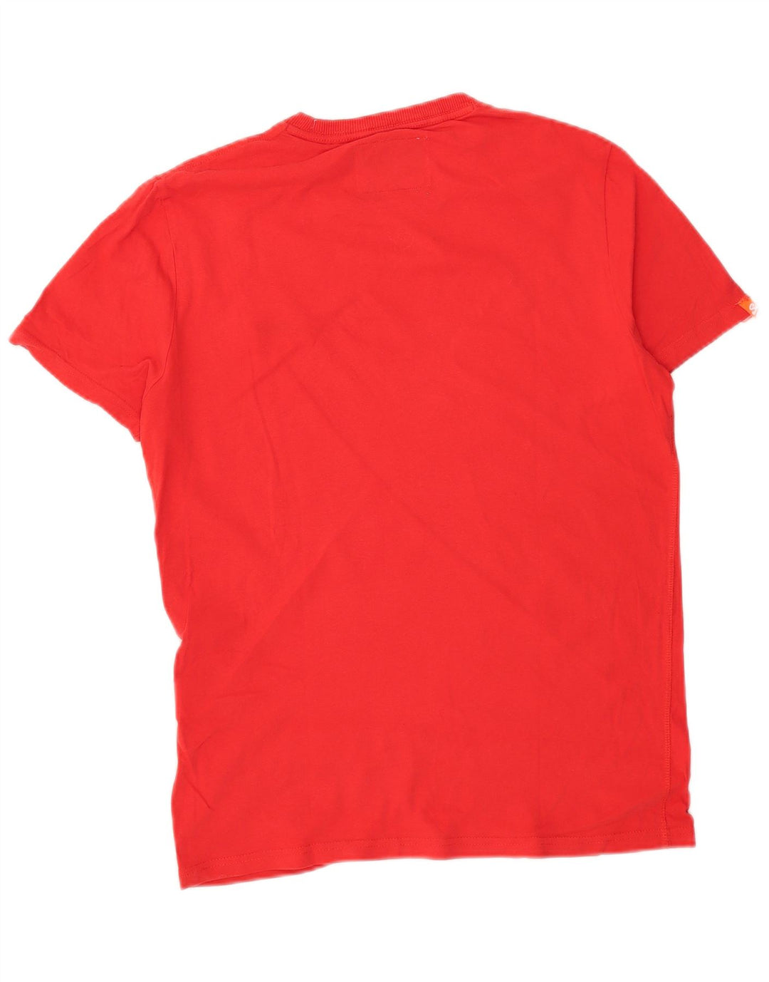 Superdry Mens T-Shirt Top Medium Red Cotton