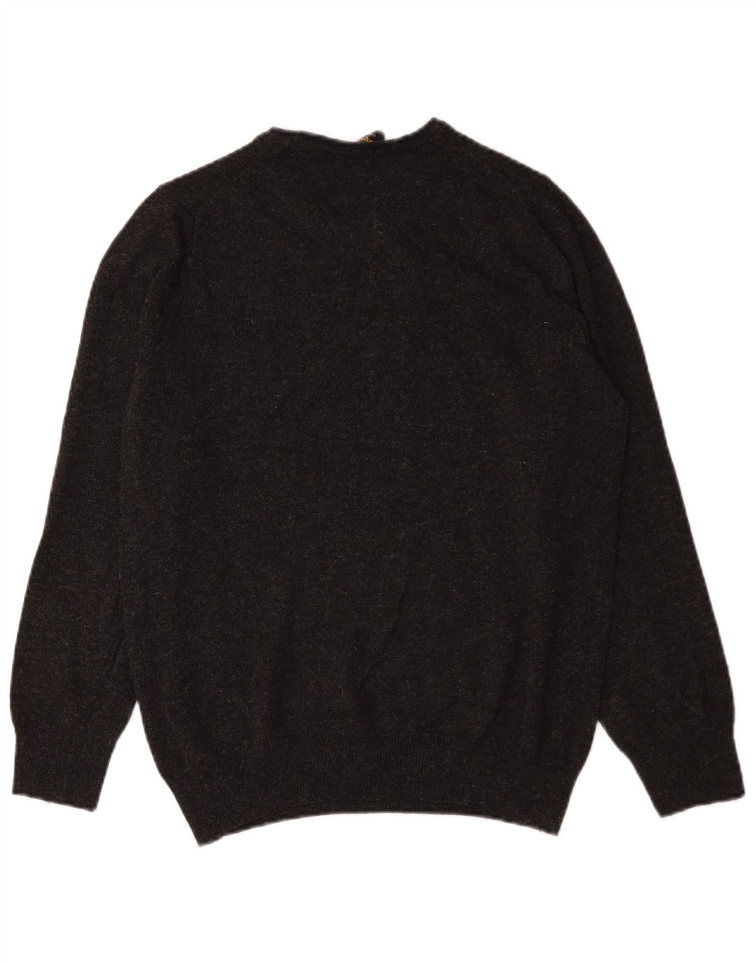 Refrigiwear Womens Crew Neck Jumper Sweater UK 14 Medium Grey