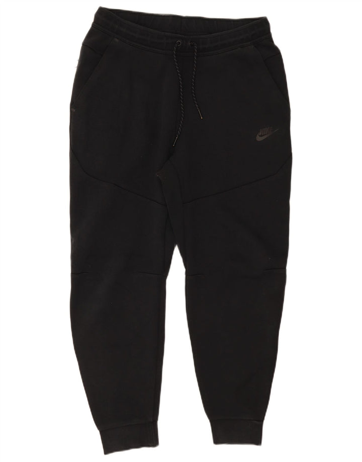 Nike Mens Tracksuit Trousers Joggers Medium Black Cotton