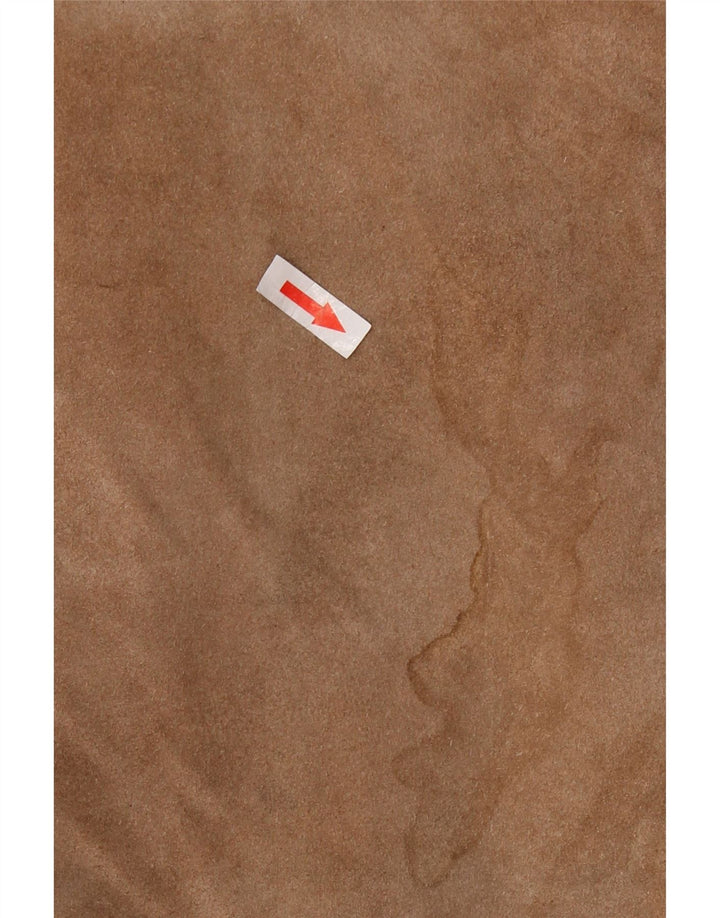 Vintage Womens 3 Button Suede Blazer Jacket UK 12 Medium Brown