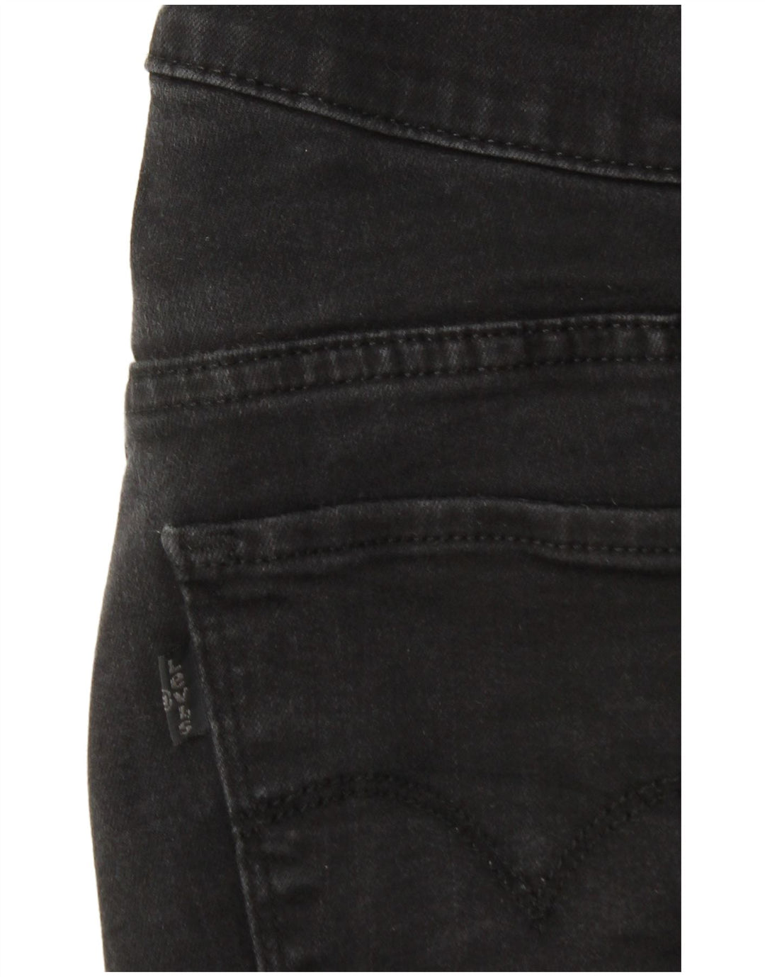 Levi's Womens 314 Shaping Straight Jeans W33 L30 Black Cotton