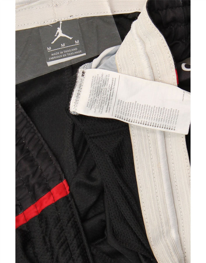 Jordan Mens Dri Fit Graphic Sport Shorts Medium Black Colourblock Polyester
