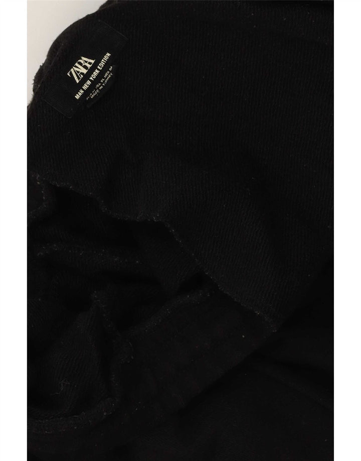 Zara Mens Tracksuit Trousers XL Black