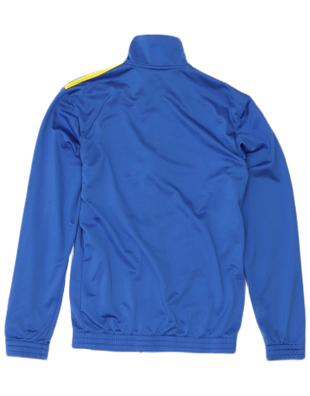 Adidas Mens Tracksuit Top Jacket UK 36/38 Small Blue Polyester