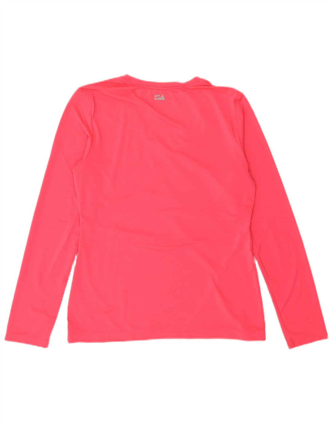 FILA Womens Top Long Sleeve UK 16 Large Pink Polyester