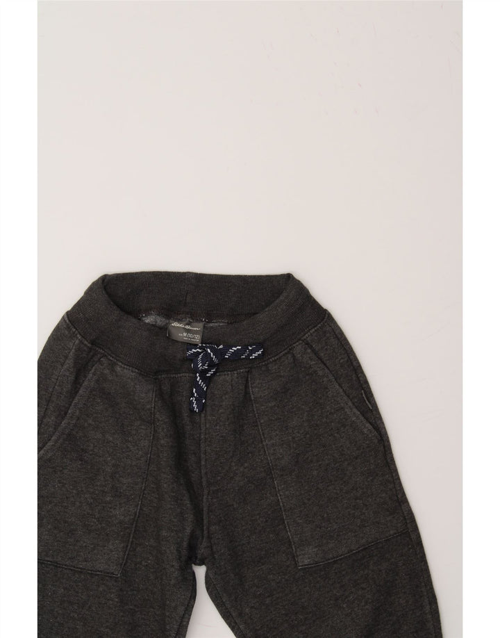 EDDIE BAUER Boys Tracksuit Trousers Joggers 10-11 Years Medium Grey Vintage Eddie Bauer and Second-Hand Eddie Bauer from Messina Hembry 