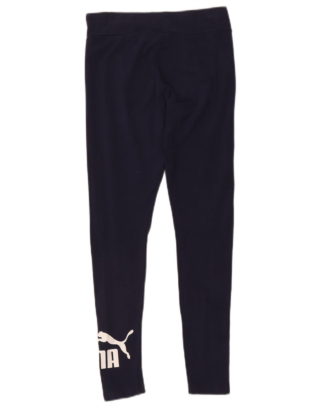 Puma Womens Graphic Leggings UK 10 Small Navy Blue