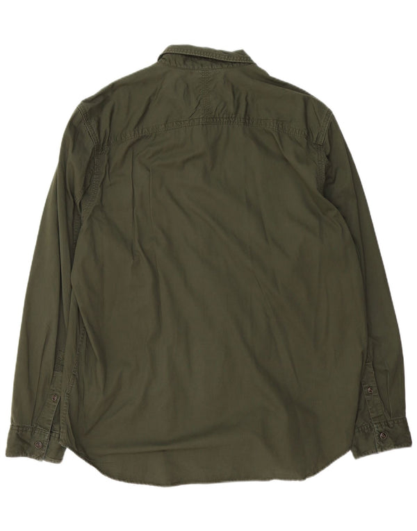 Timberland Mens Earthkeepers Regular Fit Shirt 2XL Green Cotton