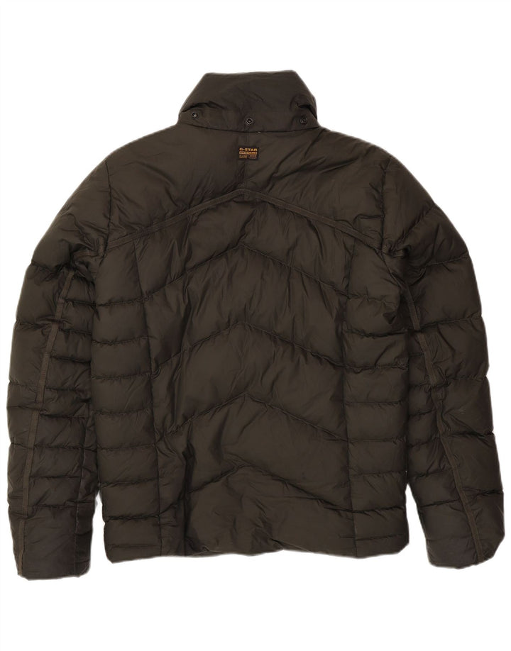 G-STAR Mens Loose Fit Padded Jacket UK 34 XS Khaki