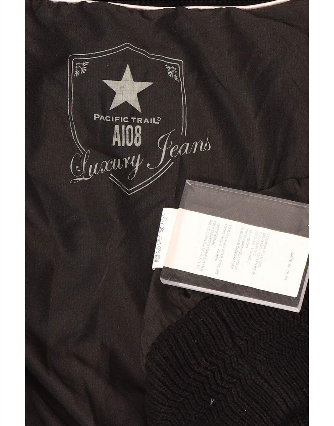 Pacific Trail Mens Cardigan Sweater Medium Black Cotton