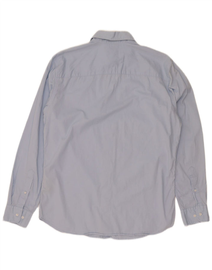 Jack & Jones Mens Shirt Medium Blue Cotton