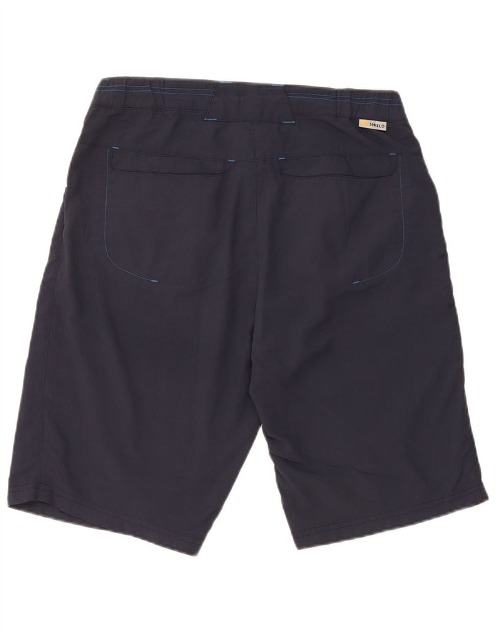 JACK WOLFSKIN Womens Comfort Fit Cargo Shorts W30 Medium Navy Blue