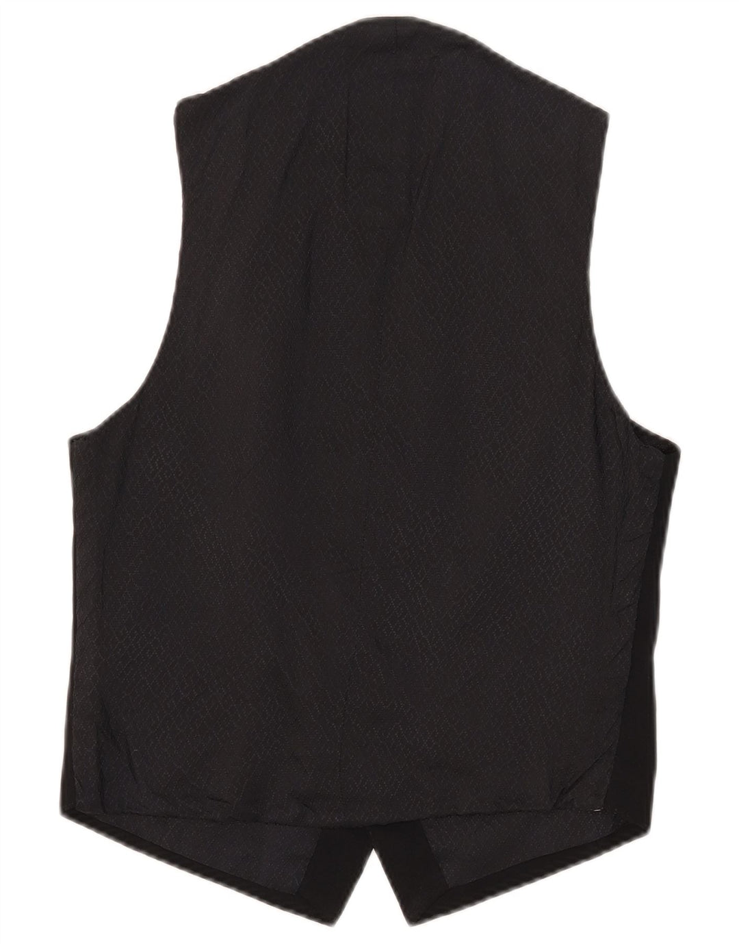 Vintage Mens Waistcoat XS Black