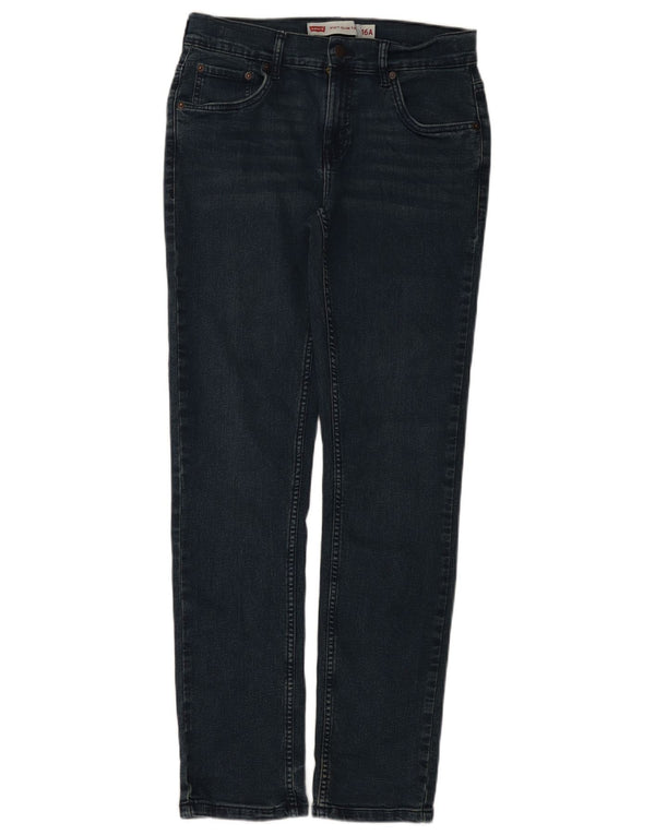 Levi's Boys 512 Slim Tapered Jeans 15-16 Years W30 L31 Navy Blue Cotton