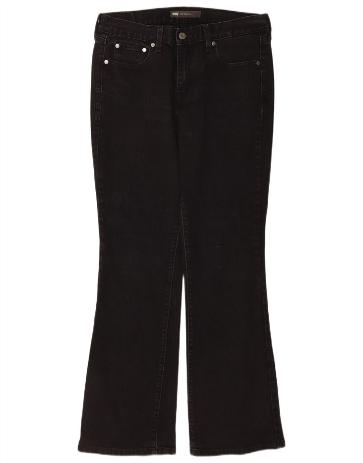 Levi's Womens 515 Bootcut Jeans US 10 Large W30 L32 Black Cotton