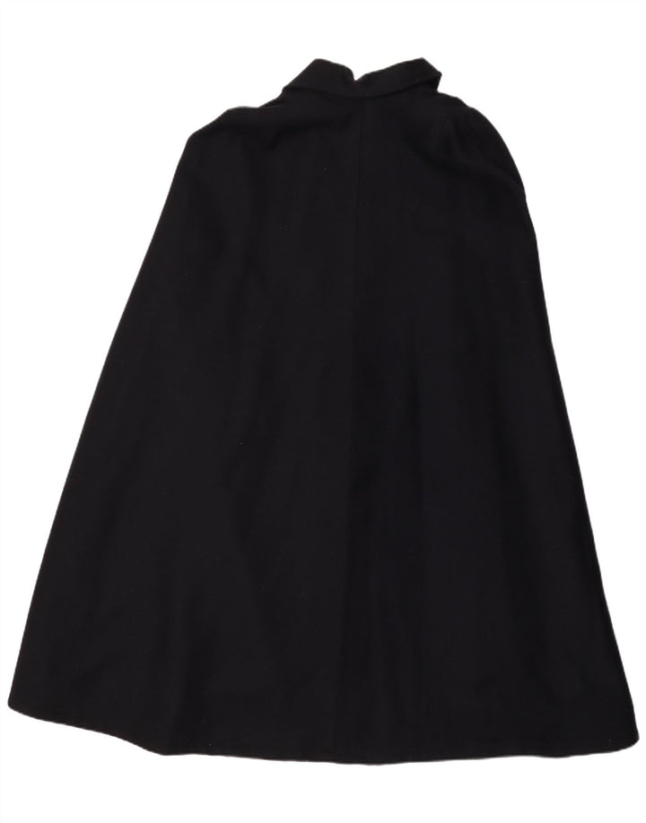 VINTAGE Womens Cape Coat One Size Navy Blue