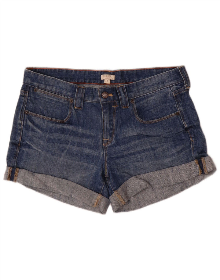 J. CREW Womens Denim Shorts US 4 Small W32 Blue Cotton