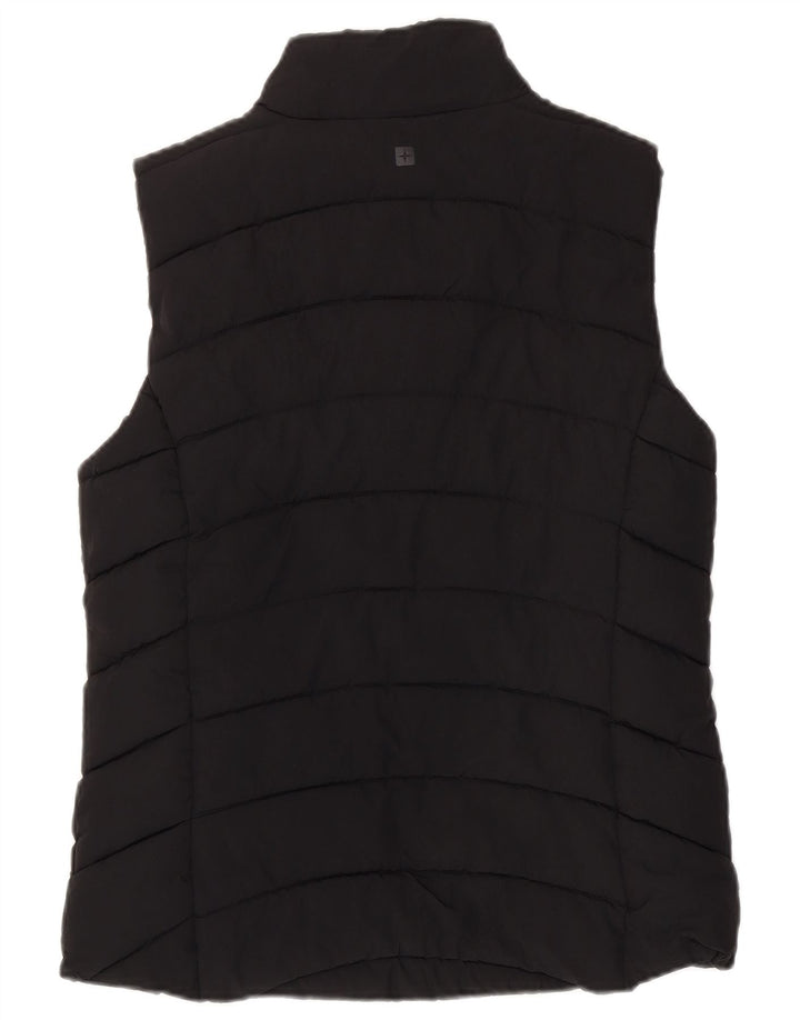 MOUNTAIN WAREHOUSE Womens Padded Gilet UK 12 Medium Black Polyamide