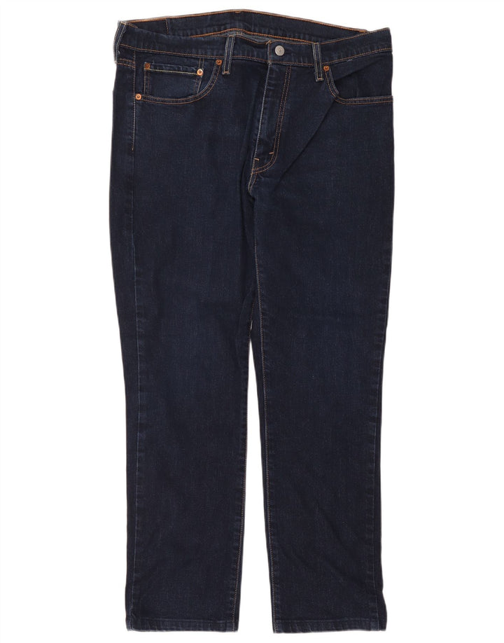 Levi's Mens 511 Slim Jeans W36 L32 Navy Blue Cotton