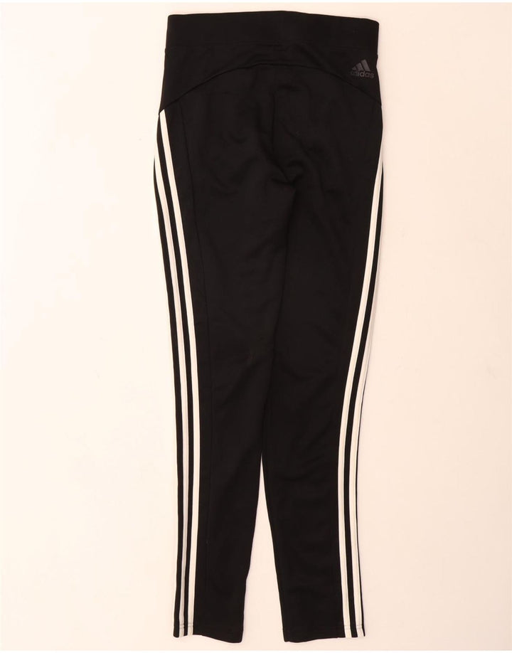 Adidas Womens Leggings UK 4/6 XS  Black Polyester