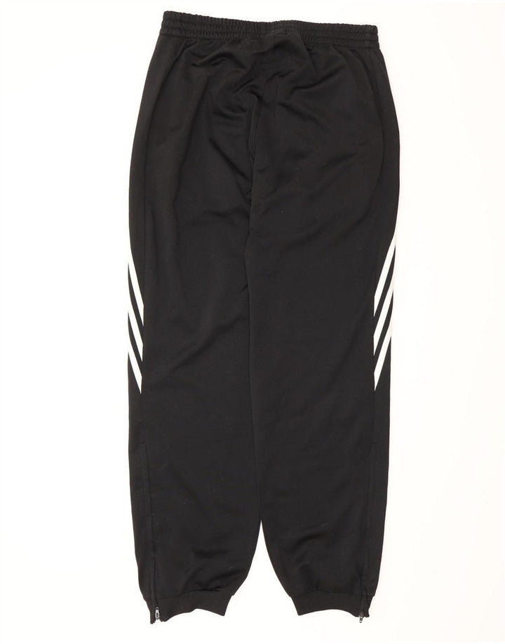 Adidas Mens Graphic Tracksuit Trousers Joggers Medium  Black Polyester