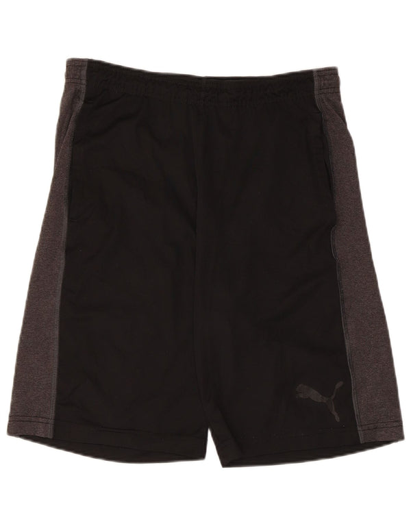 PUMA Mens Sport Shorts Small  Black Colourblock