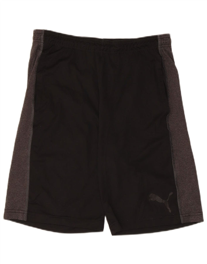PUMA Mens Sport Shorts Small  Black Colourblock
